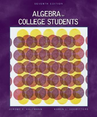 Algebra for College Students [With CDROM and In... 0534400329 Book Cover