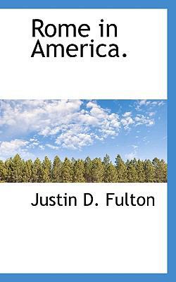 Rome in America. 111731121X Book Cover