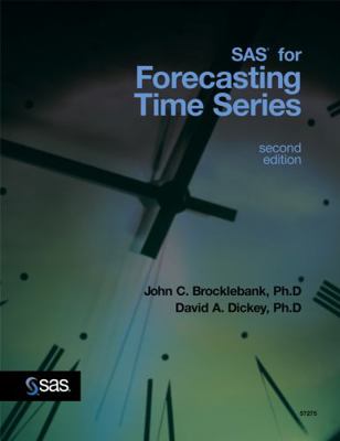 SAS for Forecasting Time Series 0471395668 Book Cover