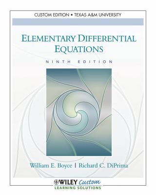 ELEM.DIFFERENTIAL EQUATIONS >C 1118133714 Book Cover