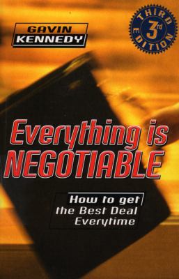 Everything Is Negotiable 0099243822 Book Cover