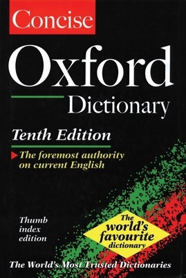 The Concise Oxford Dictionary 0198602871 Book Cover