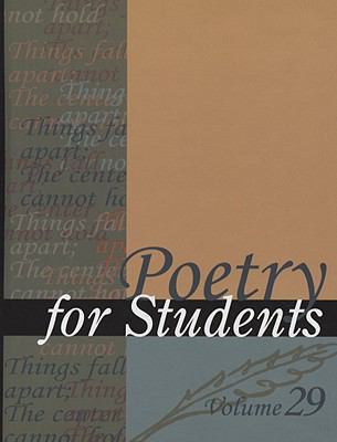 Poetry for Students 0787698938 Book Cover