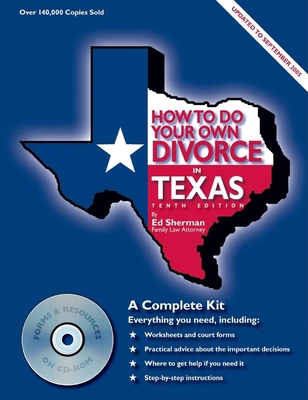 How to Do Your Own Divorce in Texas: A Complete... 094450857X Book Cover