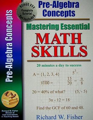 Pre-Algebra Concepts [With DVD] 0982190123 Book Cover