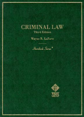 Criminal Law Hornbook 031424817X Book Cover
