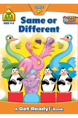 School Zone Same or Different Workbook: 32 Page... 0938256521 Book Cover