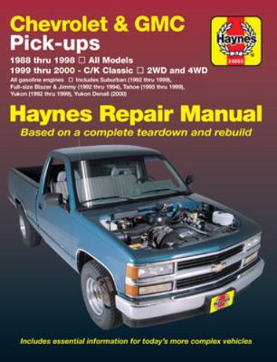 Chevrolet & GMC Pick-Ups 1988-20 & Suburban, Bl... 1563924269 Book Cover
