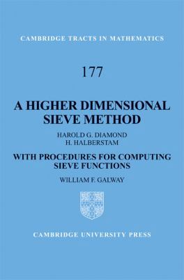 A Higher-Dimensional Sieve Method 0521894875 Book Cover