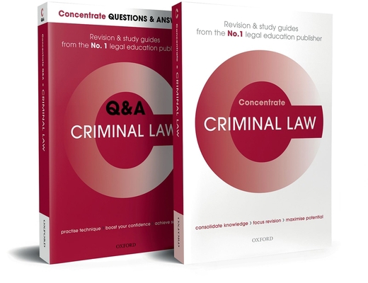 Criminal Law Revision Concentrate Pack 0192859668 Book Cover