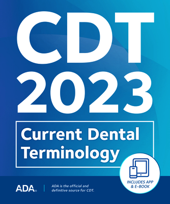 Cdt 2023: Current Dental Terminology 1684471737 Book Cover