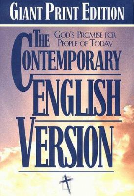 Contemporary English Version Bible Giant Print ... [Large Print] 0840708548 Book Cover