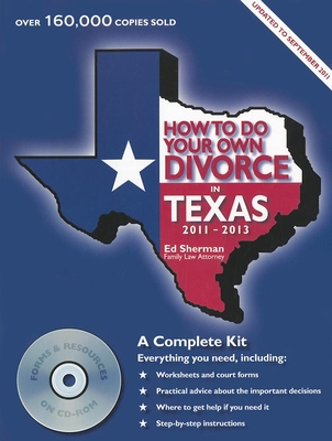 how to Do Your Own Divorce in Texas 2011 - 2013 0944508839 Book Cover