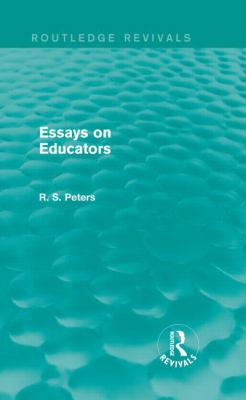 Essays on Educators (REV) RPD 1138887277 Book Cover