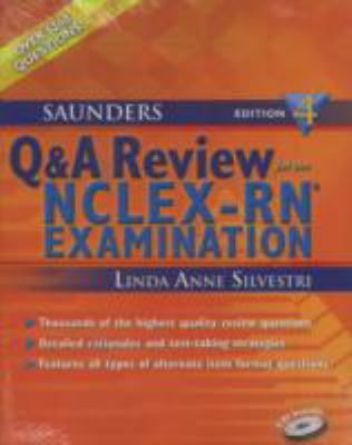 Saunders Q & A Review for the Nclex-Rn(r) Exami... 1416048502 Book Cover