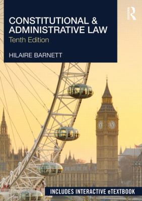 Constitutional & Administrative Law 0415623650 Book Cover