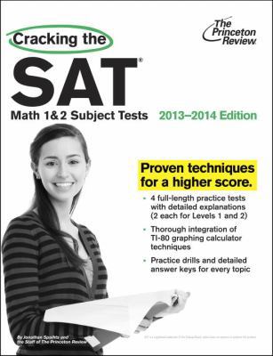 Cracking the SAT Math 1 & 2 Subject Tests, 2013... 0307945545 Book Cover