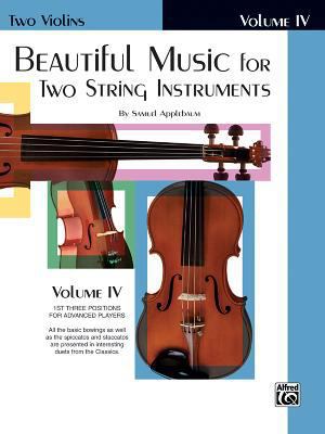 Beautiful Music for Two String Instruments: Two... 0769231187 Book Cover