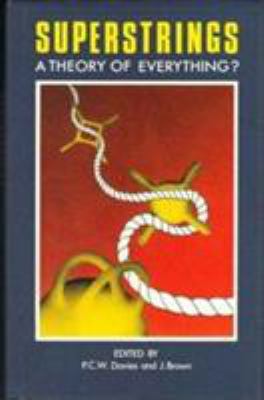 Superstrings: A Theory of Everything? 0521354625 Book Cover