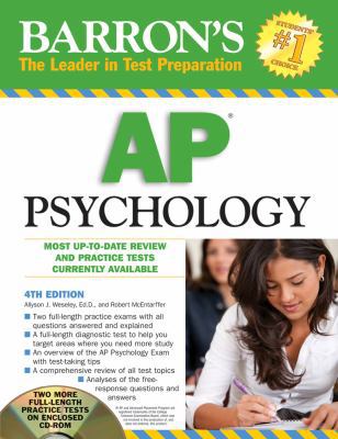 Barron's AP Psychology [With CDROM] 0764195255 Book Cover