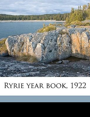 Ryrie Year Book, 1922 1149529423 Book Cover