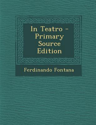 In Teatro [Italian] 1293283193 Book Cover