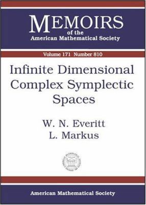 Infinite Dimensional Complex Sympletic Spaces 0821835459 Book Cover