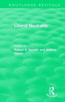 Liberal Neutrality 1138331848 Book Cover