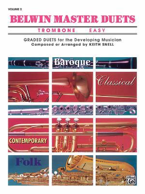 Belwin Master Duets Trombone Easy, Vol. 2 0769254950 Book Cover