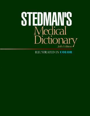 Stedman's Medical Dictionary, 26th Edition 0683079220 Book Cover