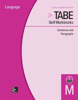 Tabe Skill Workbooks Level M: Sentences and Par... 0076603512 Book Cover