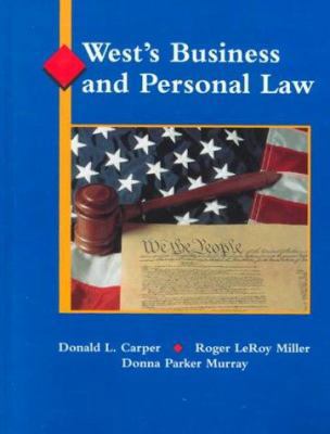 West Business and Personal Law 0314013911 Book Cover