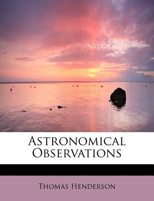 Astronomical Observations 1113955945 Book Cover