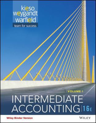 Intermediate Accounting, Volume 1 111918150X Book Cover