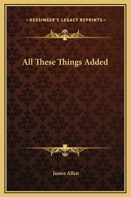 All These Things Added 1169281788 Book Cover