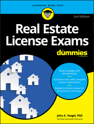 Real Estate License Exams for Dummies with Onli... 1119370655 Book Cover
