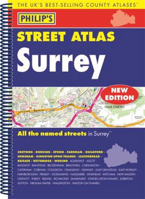 Philip's Street Atlas Surrey [Unknown] 1849073694 Book Cover