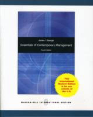 Essentials of Contemporary Management B01CMY8IT6 Book Cover