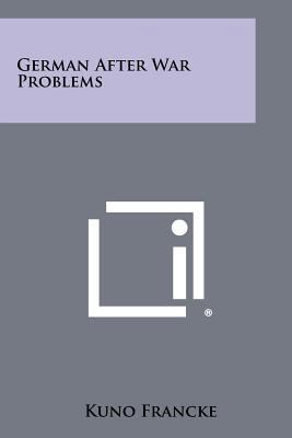 German After War Problems 1258395517 Book Cover