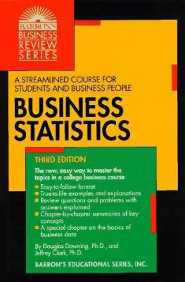 Business Statistics (Barron's Business Review S... 0812096584 Book Cover