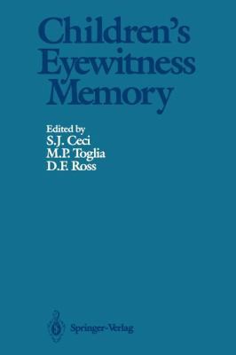 Children's Eyewitness Memory 1468463403 Book Cover