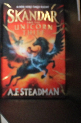 Skandar and the Unicorn Thief 1398502715 Book Cover