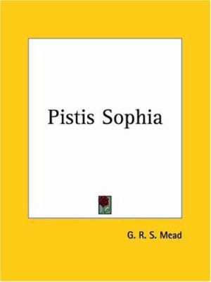 Pistis Sophia 0922802874 Book Cover