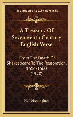 A Treasury of Seventeenth Century English Verse... 1164412868 Book Cover