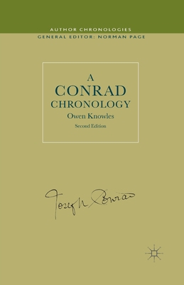A Conrad Chronology 1349497371 Book Cover