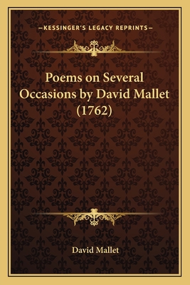 Poems on Several Occasions by David Mallet (1762) 1164000969 Book Cover