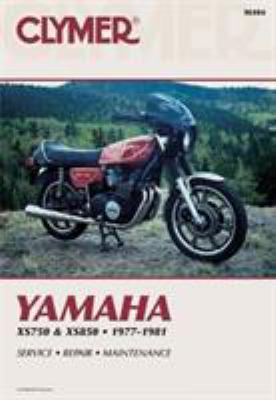 Yamaha Xs750 & 850 Triples 77-81 0892872438 Book Cover