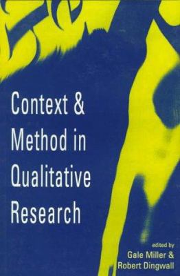 Context and Method in Qualitative Research 0803976321 Book Cover