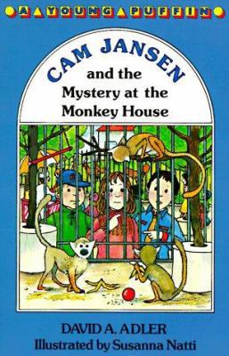 CAM Jansen: The Mystery of the Monkey House #10 0140360239 Book Cover