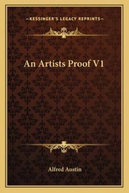 An Artists Proof V1 1163282197 Book Cover